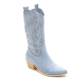 SHOES Louise dam cowboyboots 9633A Shoes Blue