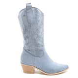 SHOES Louise dam cowboyboots 9633A Shoes Blue