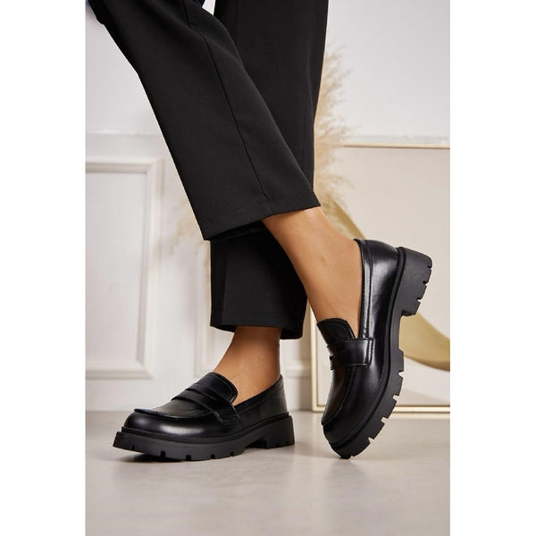 SHOES Marie Dam loafers 2119 Restudsalg Black