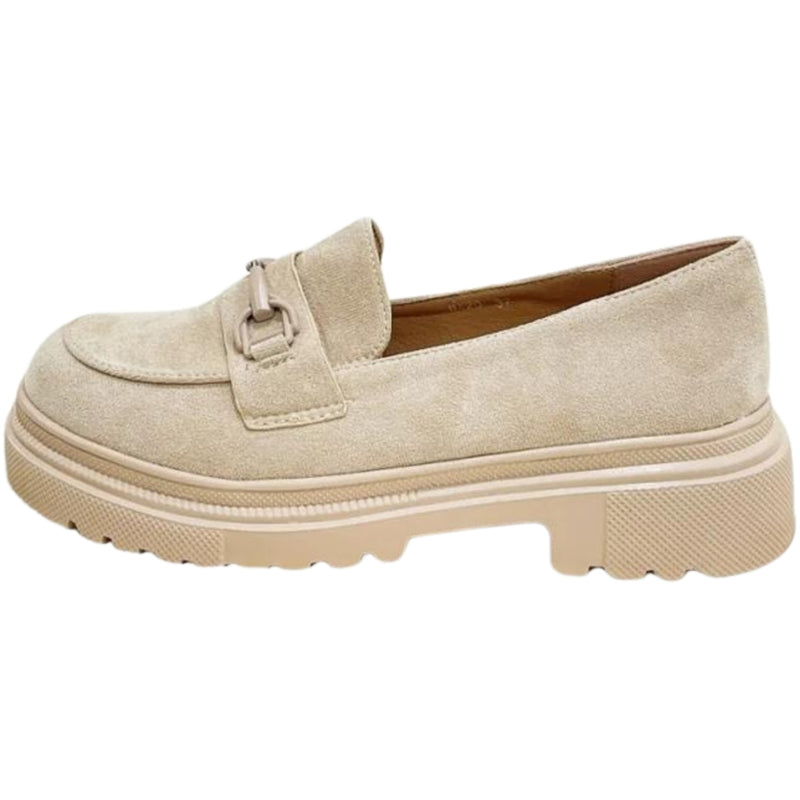 SHOES Lissa dam loafers HX20 Shoes Beige