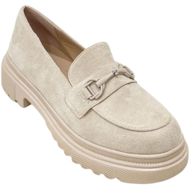 SHOES Lissa dam loafers HX20 Shoes Beige