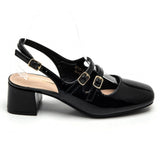 SHOES Mille Dam platå 3215-1 Shoes Black