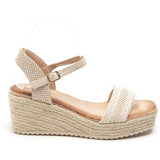 SHOES Camilla Dam platå 5983 Shoes Beige