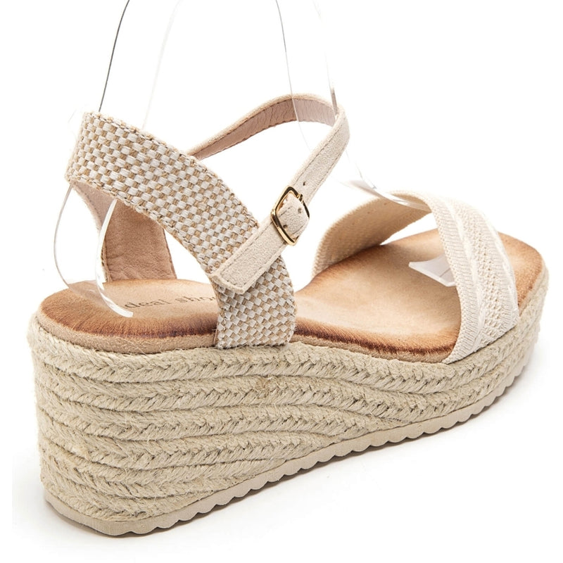 SHOES Camilla Dam platå 5983 Shoes Beige