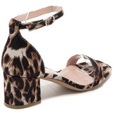SHOES Elina dam platå 6890 Shoes Leopard