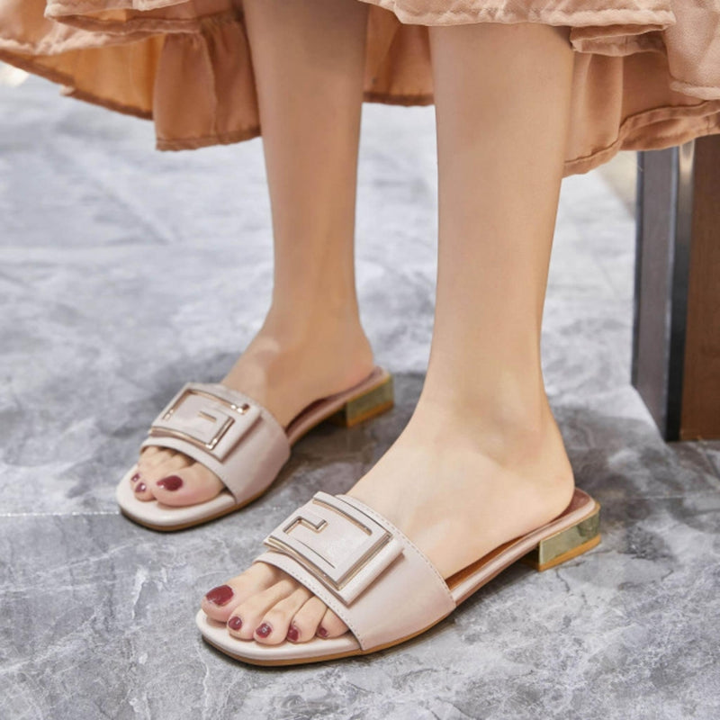 SHOES Dam sandal 3339 Restudsalg Beige