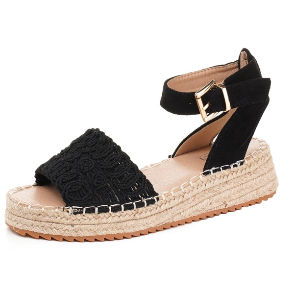 SHOES Eline dam sandal 77-529 Shoes Black