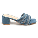 SHOES Karo dam skor 7220 Shoes L-blue