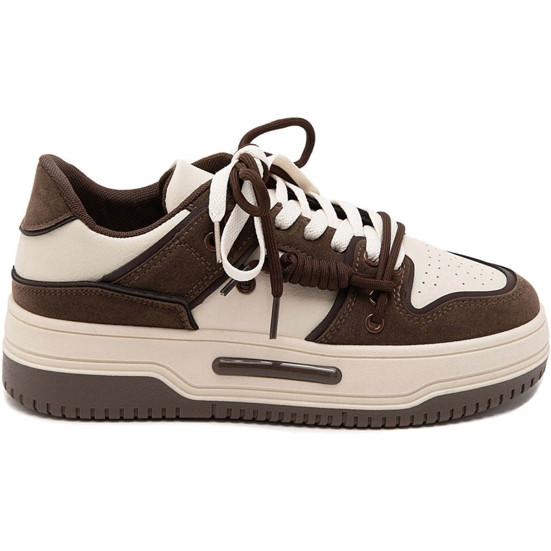 SHOES Sofia dam sneakers 9288 Shoes Brown