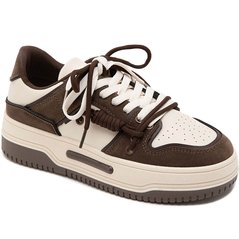 SHOES Sofia dam sneakers 9288 Shoes Brown