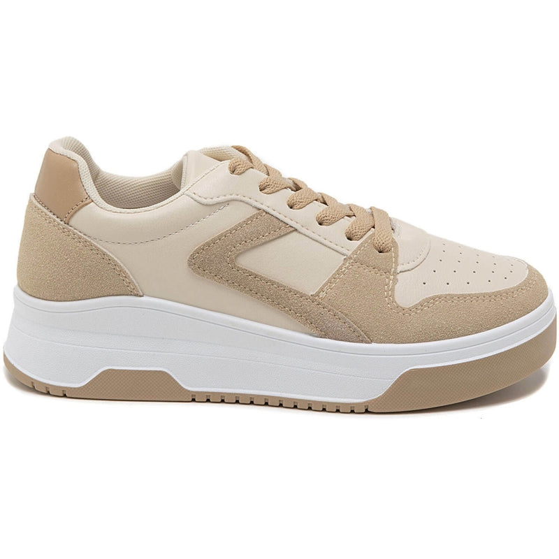 SHOES Carrie dam sneakers 9298 Shoes Beige