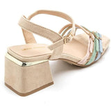 SHOES Silje dam klackskor 7217 Shoes Beige