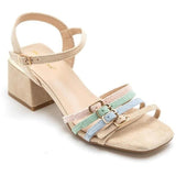 SHOES Silje dam klackskor 7217 Shoes Beige