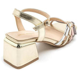 SHOES Silje dam klackskor 7217 Shoes Gold