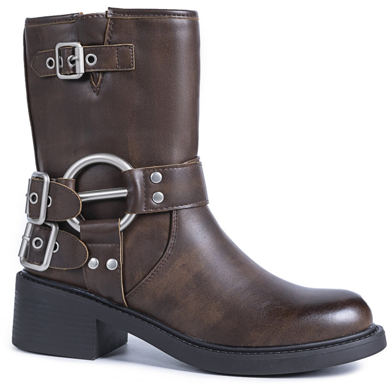 SHOES Dam bikerboots 68242 Shoes Brown