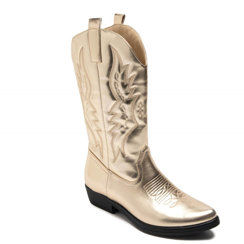 SHOES Alice Dam cowboyboots 9592A Shoes Gold