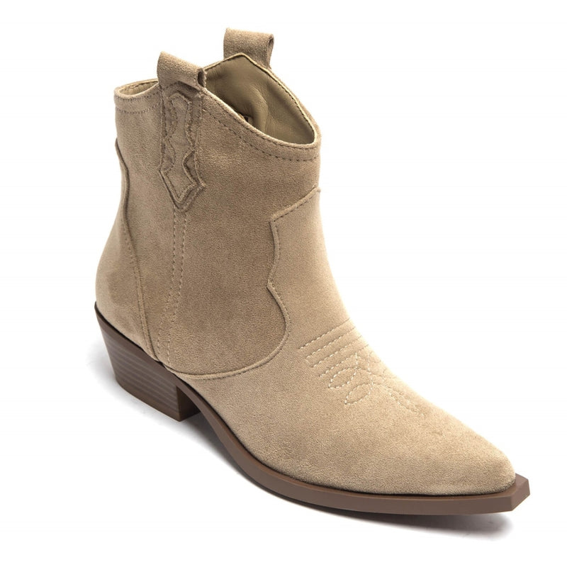 SHOES Vanessa Dame cowboystøvler 9653A Shoes Kaki