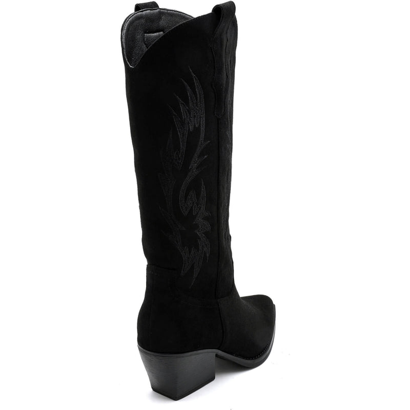 SHOES Dina dam stövlar 6398A Shoes Black