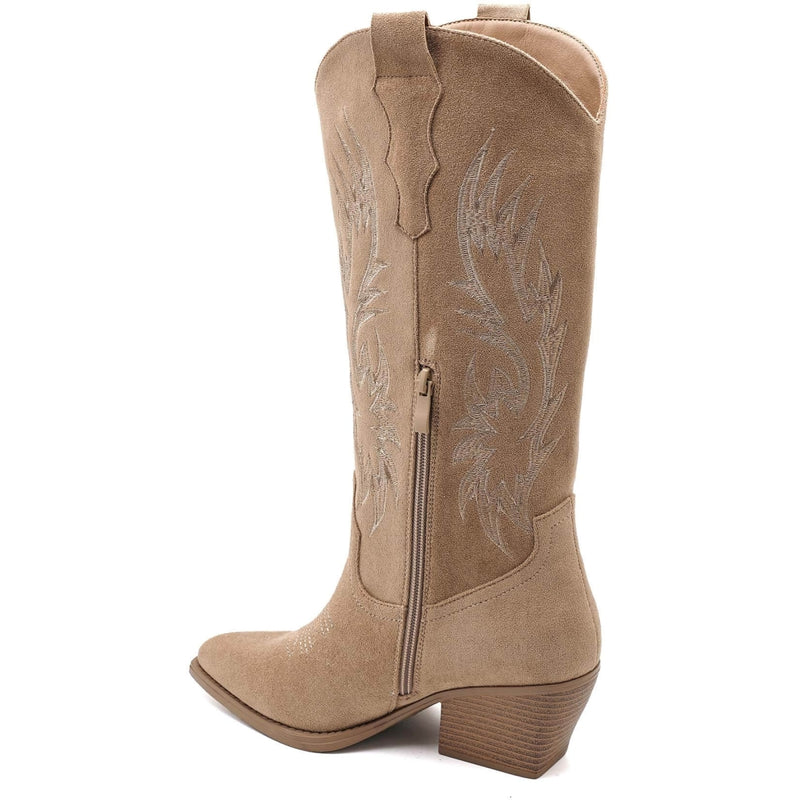 SHOES Dina dam stövlar 6398A Shoes Kaki