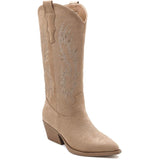 SHOES Dina dam stövlar 6398A Shoes Kaki