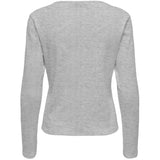 ONLY ENDAST DAM TOPP ONLBREMEN Top Light Grey Melange