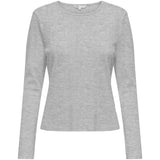 ONLY ENDAST DAM TOPP ONLBREMEN Top Light Grey Melange