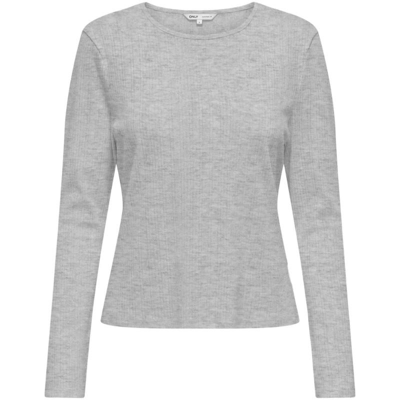 ONLY ENDAST DAM TOPP ONLBREMEN Top Light Grey Melange