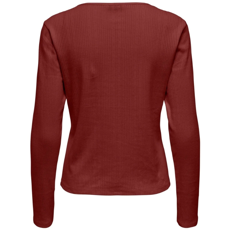 ONLY ENDAST DAM TOPP ONLBREMEN Top Madder Brown