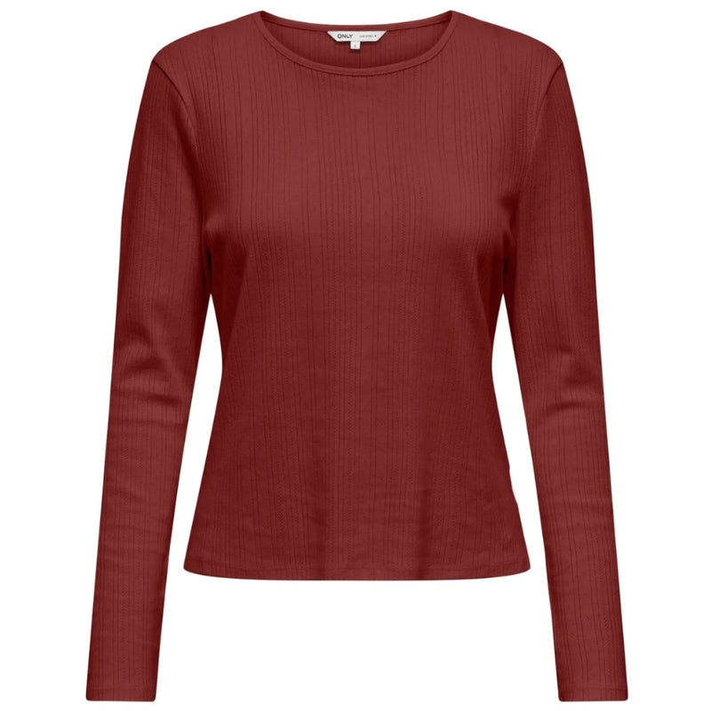 ONLY ENDAST DAM TOPP ONLBREMEN Top Madder Brown