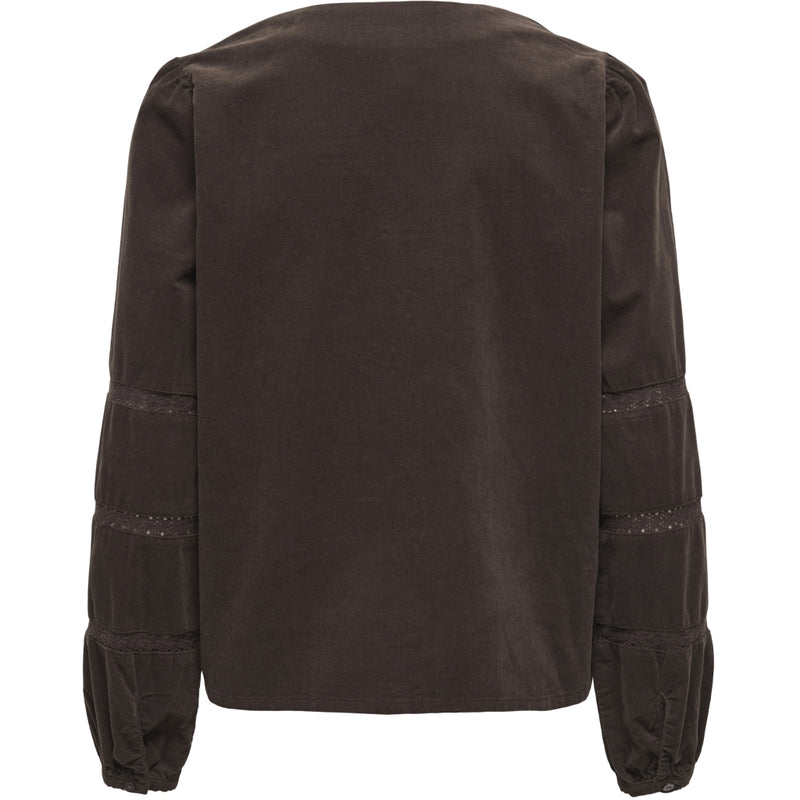 ONLY ENDAST Damblus ONLAIME Blouse Coffee Bean
