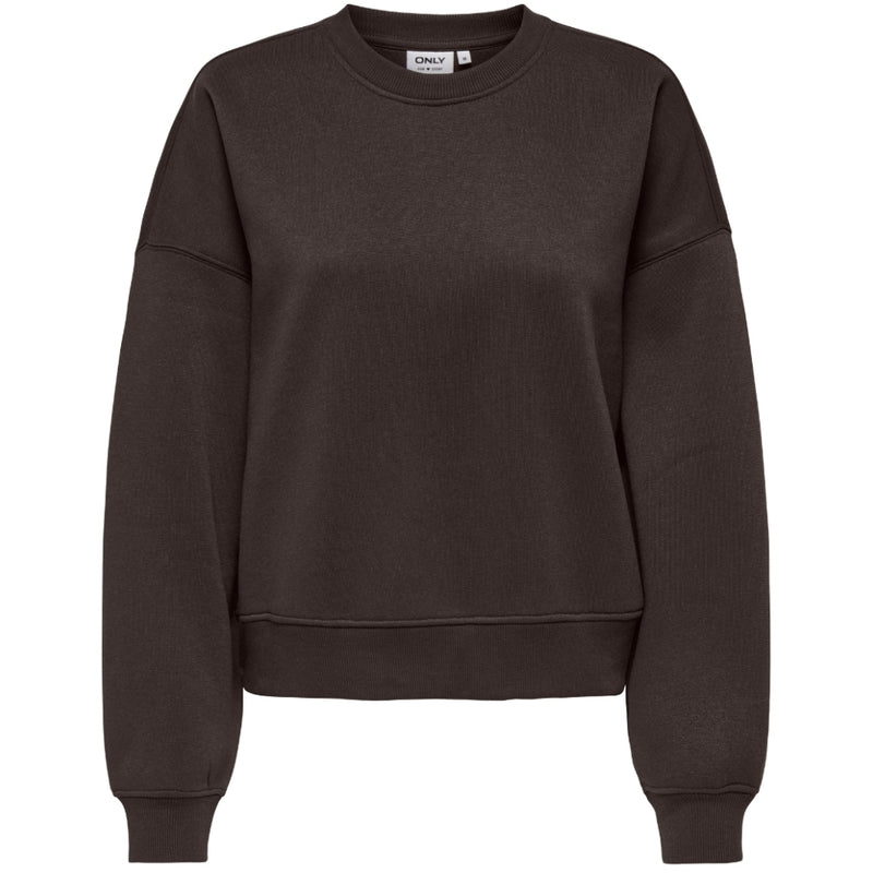 ONLY ENDAST dam sweatshirt ONLBEST Sweatshirt Chocolate Torte