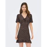 ONLY ONLY dam klänning ONLMOLLY Dress Shopping bag cloud dancer dots