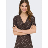 ONLY ONLY dam klänning ONLMOLLY Dress Shopping bag cloud dancer dots