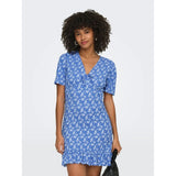 ONLY ONLY dam klänning ONLMOLLY Dress Ultramarine Cloud dancer ditsy