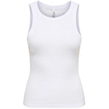 ONLY ONLY dam topp ONLMADISON Tanktop Bright White HEART