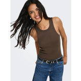 ONLY ONLY dam topp ONLMADISON Tanktop Chocolate Martini Heart