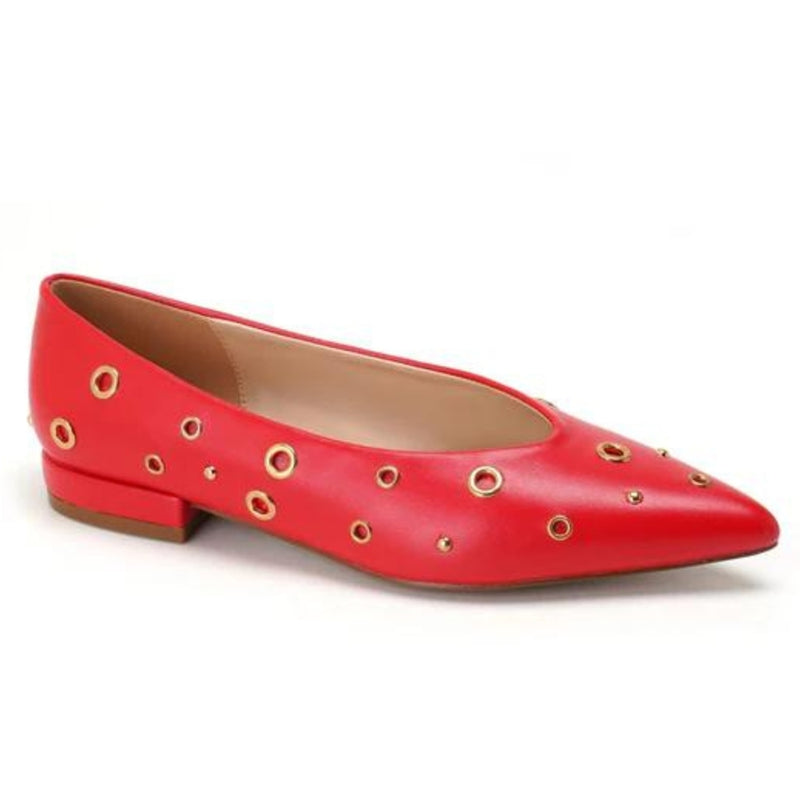 SHOES Edith dame sko 77-575 Shoes Red