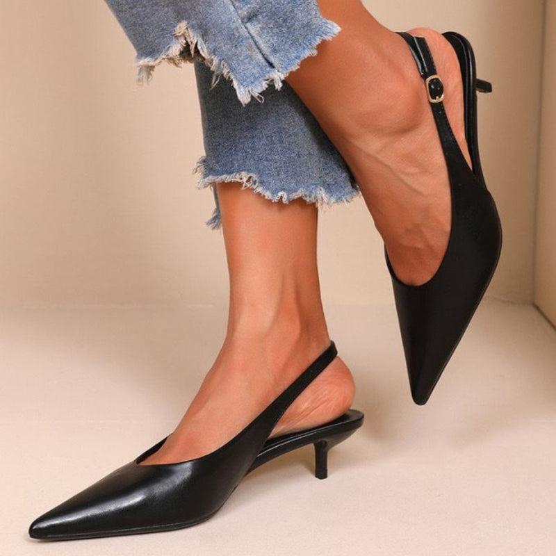 SHOES Eila dam klackskor H8-1021E Shoes Black