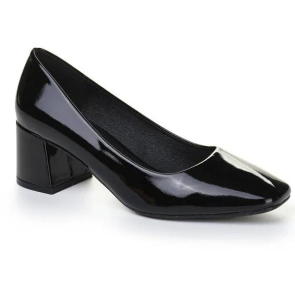 SHOES Elle dame sko 8132 Shoes Black Patent