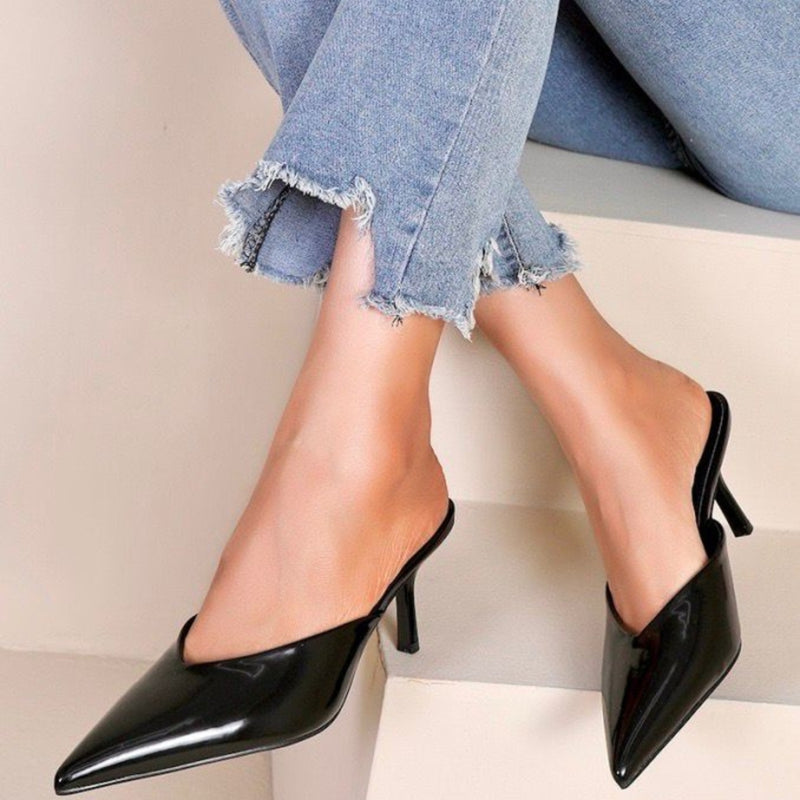 SHOES Fanny dam Klackskor DA-211 Shoes Black