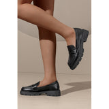 SHOES Freya dam loafers 77-647 Shoes Black