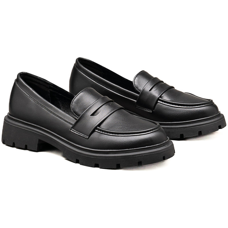 SHOES Freya dam loafers 77-647 Shoes Black