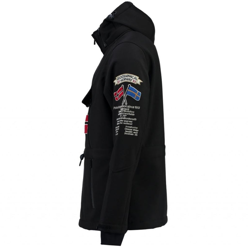 Geographical Norway Geographical Norway Herre Anorak Softshell Jakke Tuilding Softshell Black