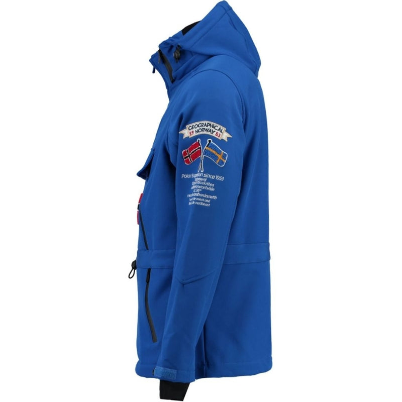 Geographical Norway Geographical Norway Herre Anorak Softshell Jakke Tuilding Softshell Blue