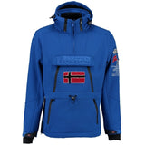 Geographical Norway Geographical Norway Herre Anorak Softshell Jakke Tuilding Softshell Blue