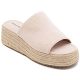 SHOES Hailey platå sandaler 5937 Shoes Beige