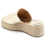 SHOES Hailey platå sandaler 5937 Shoes Gold