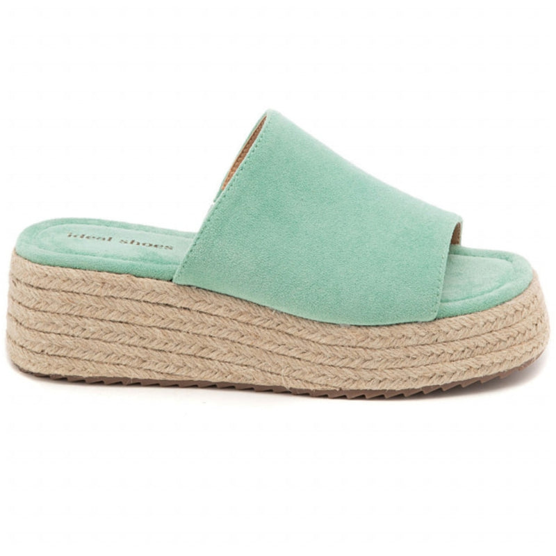 SHOES Hailey platå sandaler 5937 Shoes Green