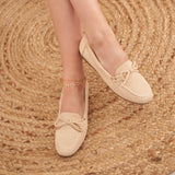 SHOES Hannah dam Loafers 3660 Restudsalg Beige