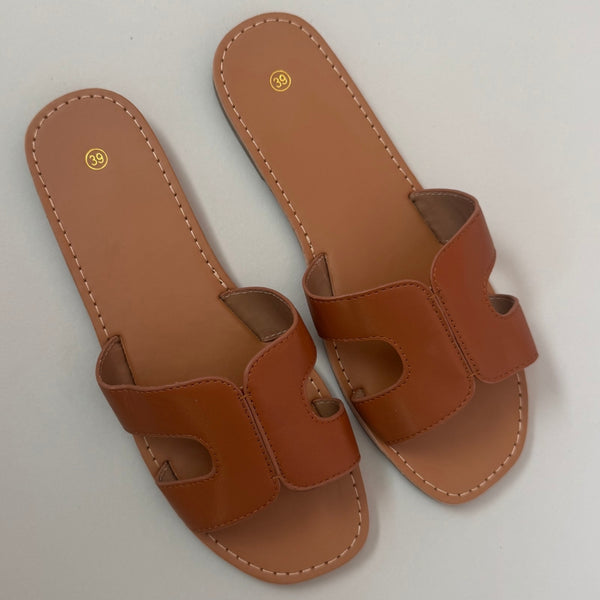 SHOES Havanna dam sandaler M65B Shoes Camel